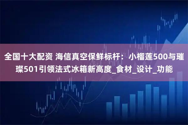 全国十大配资 海信真空保鲜标杆：小榴莲500与璀璨501引领法式冰箱新高度_食材_设计_功能